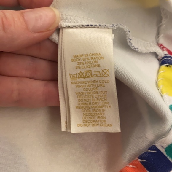 kate spade NY Jillian Brushstroke A-Line bow Dress 24m multicolor - Picture 4 of 4